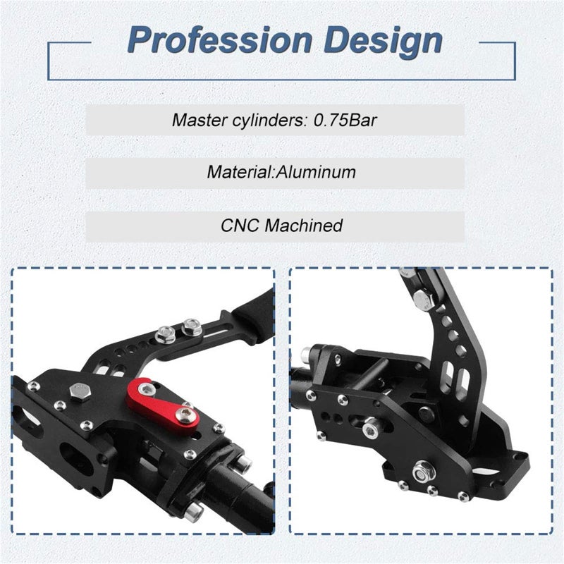 RULLINE Universal Racing Car Hydraulic E-Brake Drift Rally Lever Handbrake Gear with Oil Eisivor Tank - Image 4